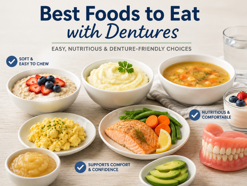 Best Foods to Eat with Dentures 